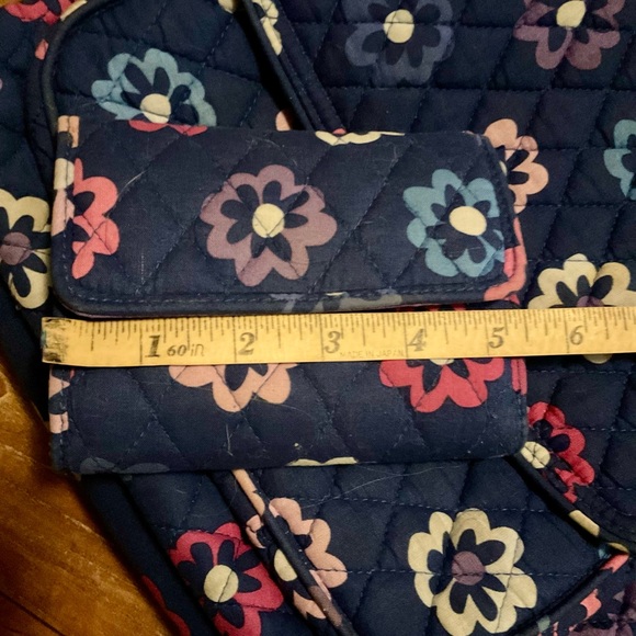 Vera Bradley violet crossbody purse and matching wallet. EUC - Picture 12 of 15